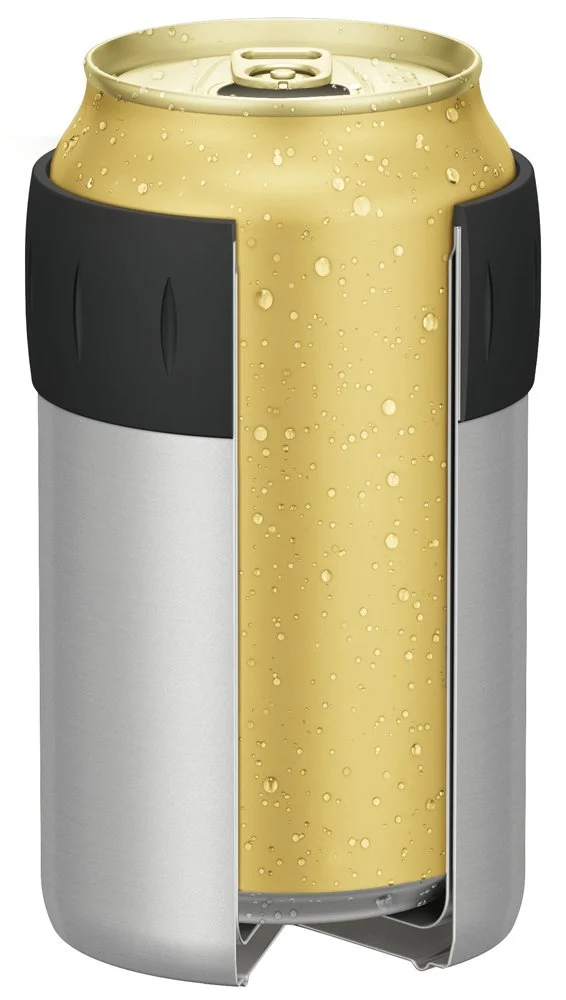 Thermos Silver JCB-352 SL Cool Can Holder Suitable for 350ml Cans