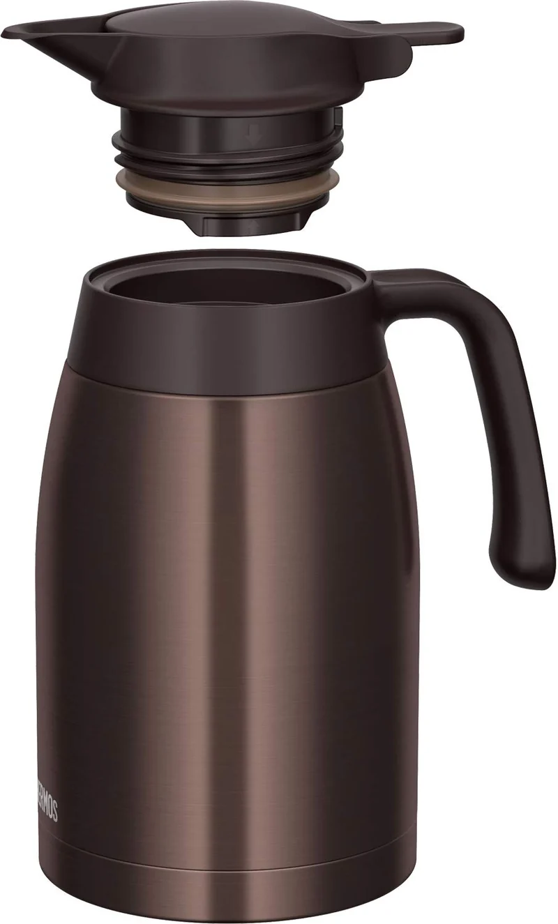 Thermos Dark Brown Stainless Steel 1.5L Pot - Ttb-1500 Dbw Series