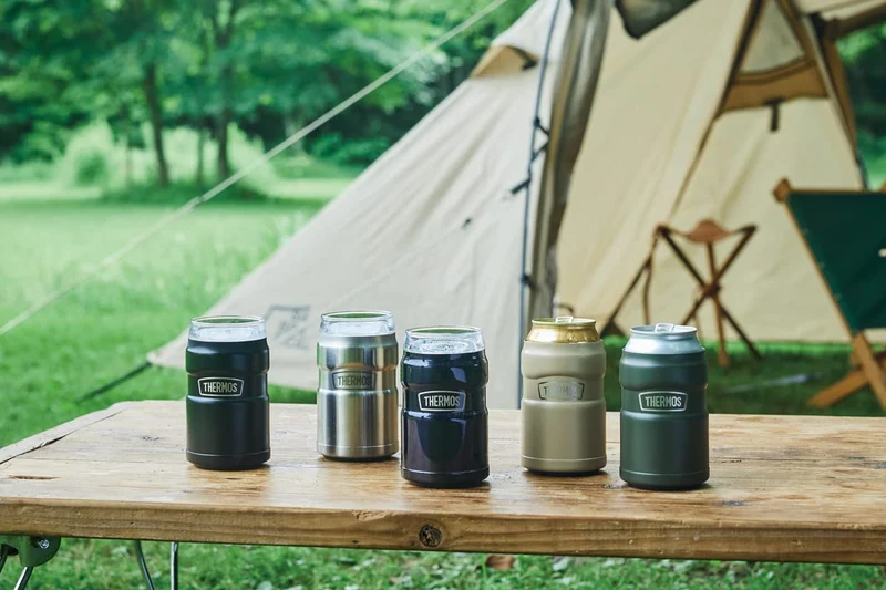 Thermos Outdoor Series 350ml Stainless Steel Cool Can Holder 2-Way Type Rod-0021
