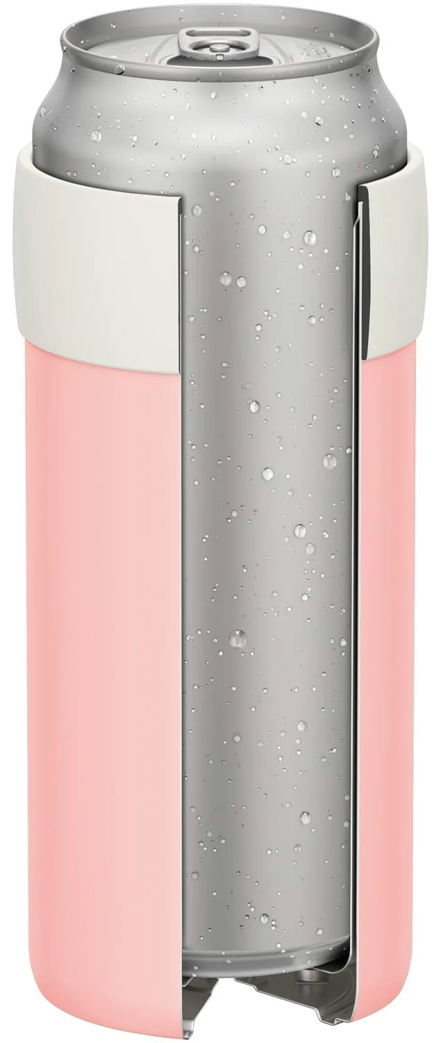 Thermos 500ml Cool Can Holder in Coral Pink - Thermos JCB-500 CP