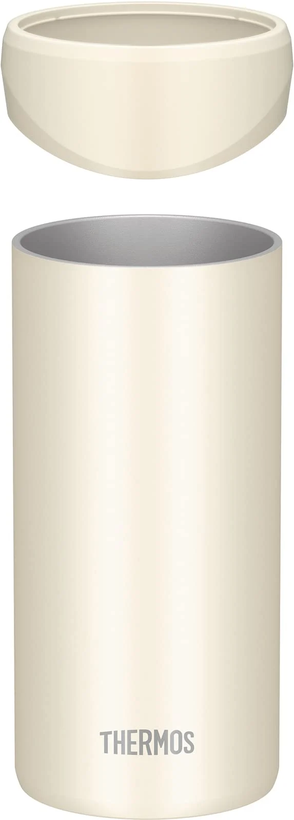 Thermos White Insulated Can Holder for 500ml Cans JDU-500 WH 2-Way Type