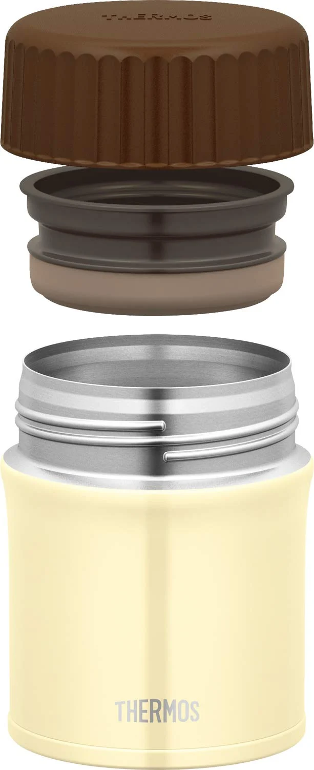 Thermos JBU-380 White Vacuum Insulated Thermal Lunch Jar 380ml Capacity