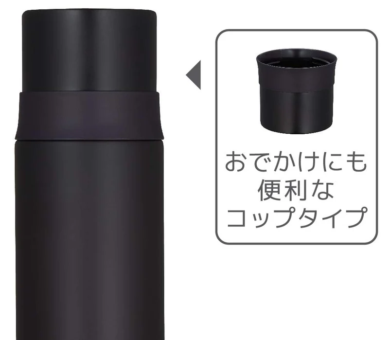 Thermos 350ml Stainless Steel Slim Water Bottle Matte Black - Ffm-351 Mtbk
