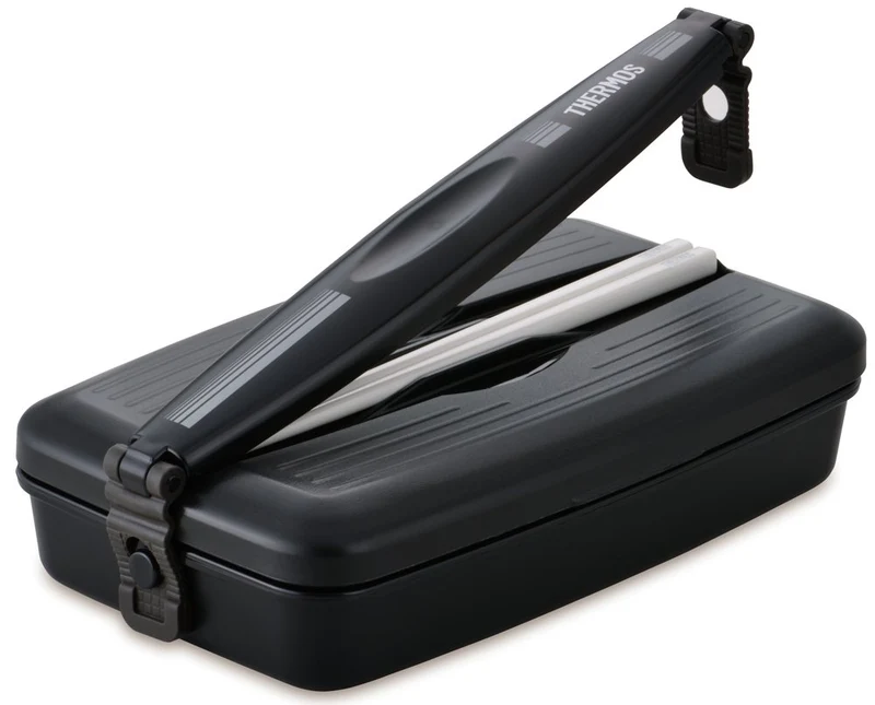 800ml Thermos Lunch Box in Black Gray - Thermos Fresh Insulated Djb-805 Bkgy