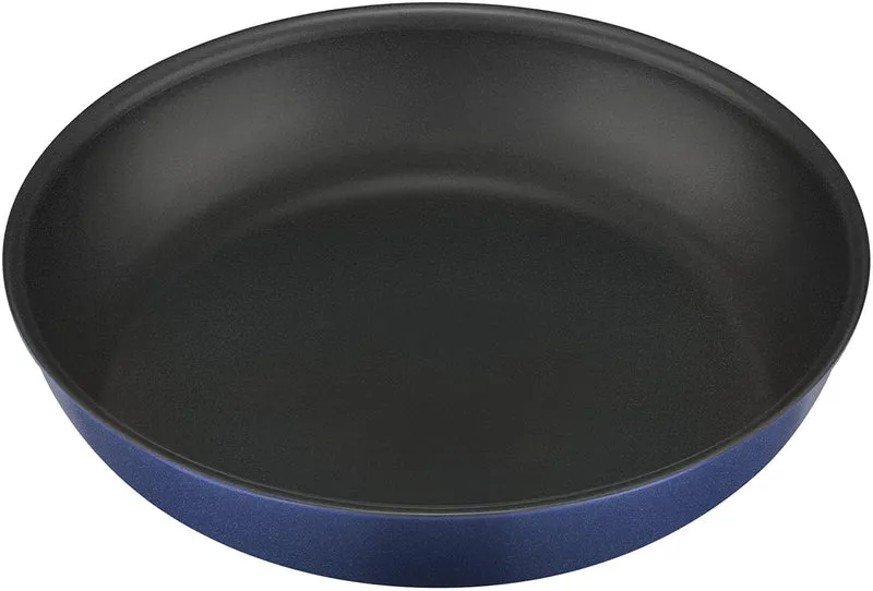 Thermos 26cm Indigo Blue Durable Frying Pan with Removable Handle for Gas Stove