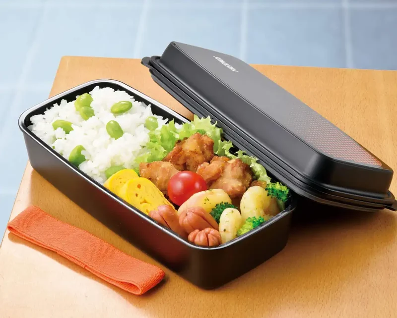 Thermos Fresh 600ml Lunch Box in Black Orange - Djo-600 Bkor