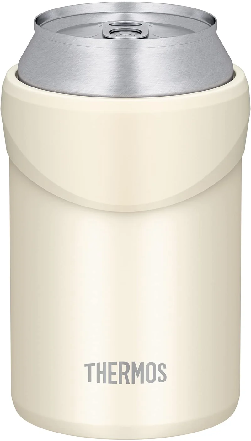Thermos White 2-Way Insulated 350ml Can Holder JDU-350 WH Model