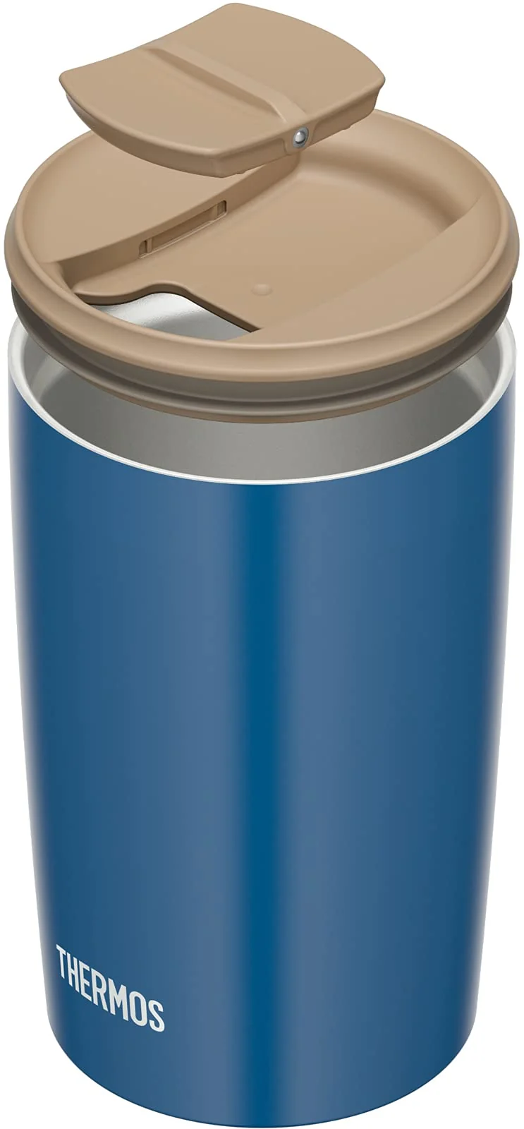 Thermos Jdp-400 Bl 400Ml Blue Vacuum Insulated Tumbler With Lid