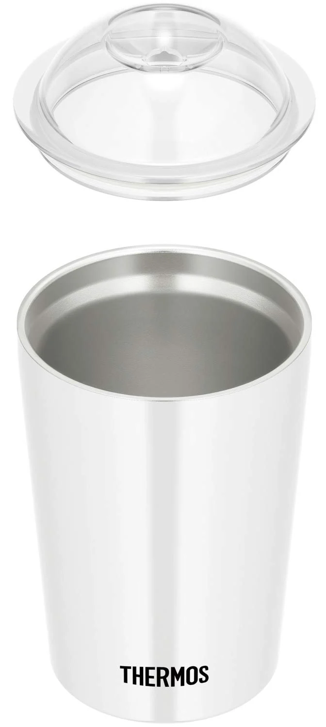 Thermos 300ml Insulated White Straw Cup - JDJ-300 WH Series