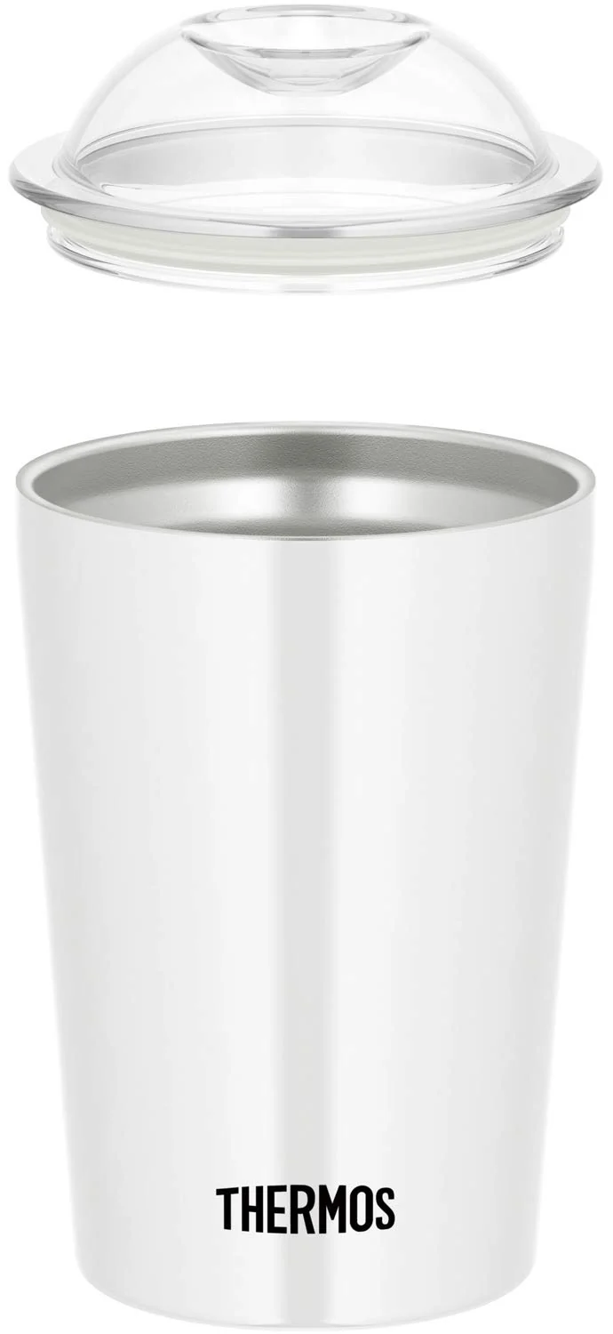 Thermos 300ml Insulated White Straw Cup - JDJ-300 WH Series