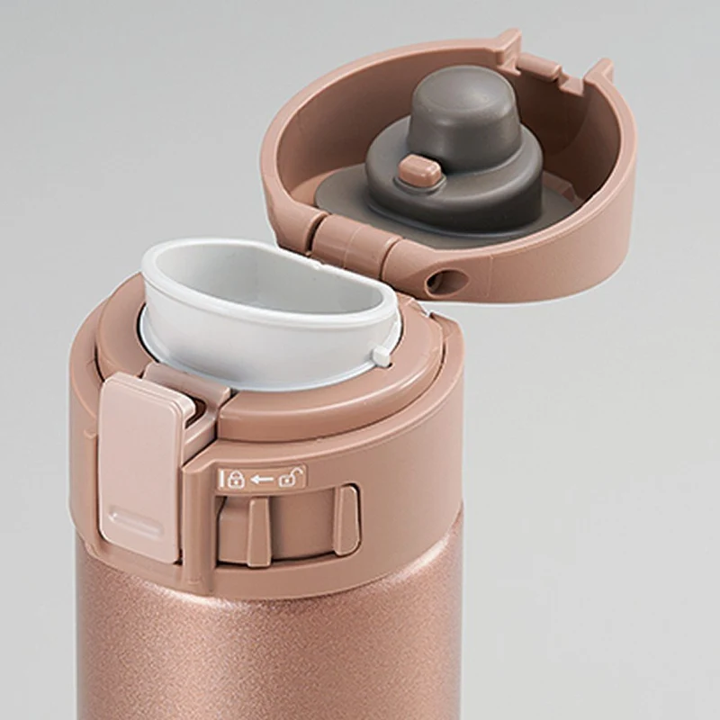 Zojirushi 360ml Direct Drinking Water Bottle in Rose Gold - Sm-Kc36-Nm