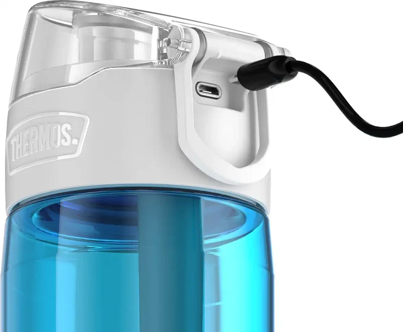 Thermos 24oz Teal Hydration Bottle with Smart Lid for Overseas Travel