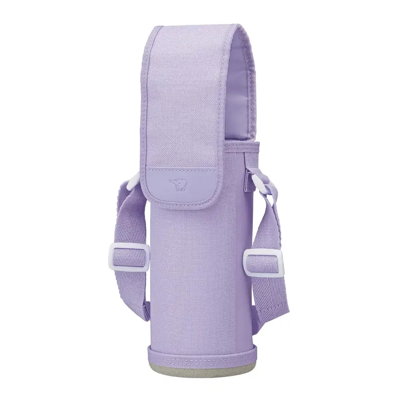 Zojirushi MC-CA03-VA Stainless Steel 600ml Water Bottle Cover with Strap Purple