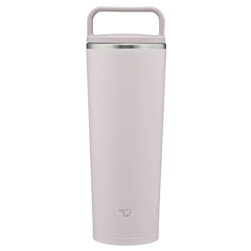 Zojirushi 400ml Water Bottle Carry Tumbler with Handle Dishwasher Safe Sheer Gray
