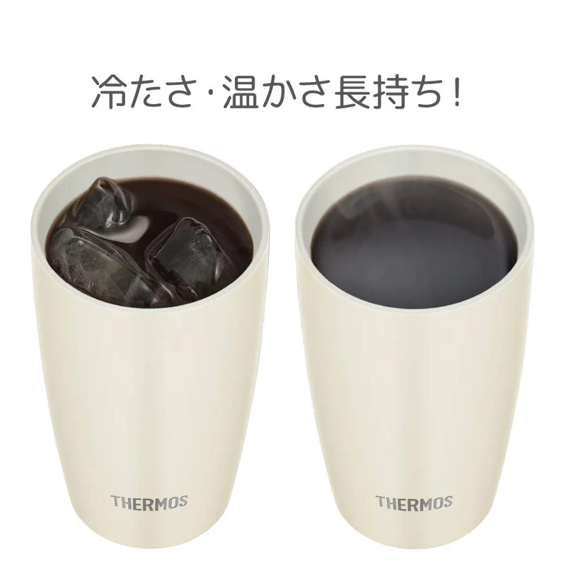 Thermos JDM-340 WH 340ml: White Vacuum Insulated Tumbler by Thermos