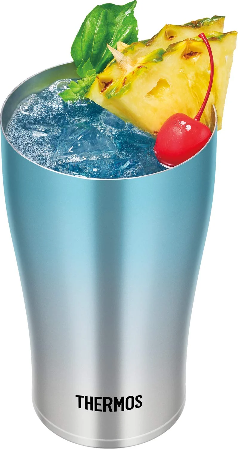 Thermos Blue Fade Vacuum Insulated Tumbler 340ml - Model JDE-341C