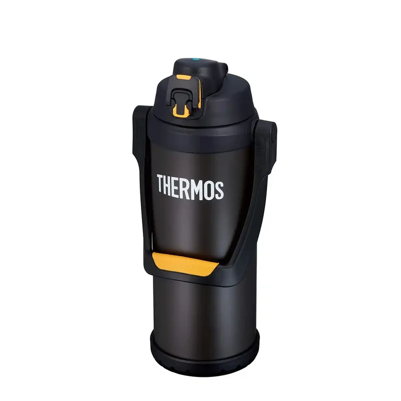 Thermos 2.5L Black Orange Sports Jug Vacuum Insulated Ffv-2501 Bkor