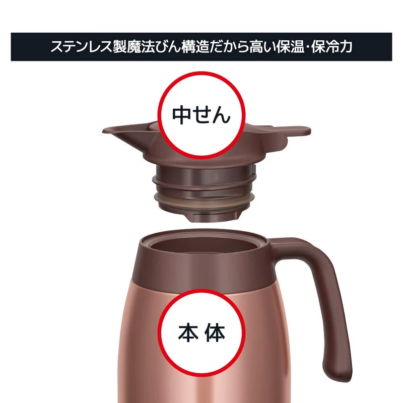 Thermos Ttb-1500 Bz 1.5L Stainless Steel Pot in Bronze