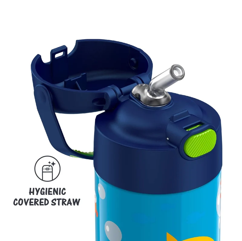 Thermos Funtainer 12Oz Stainless Steel Vacuum-Insulated Kids Straw Bottle Lol Surprise