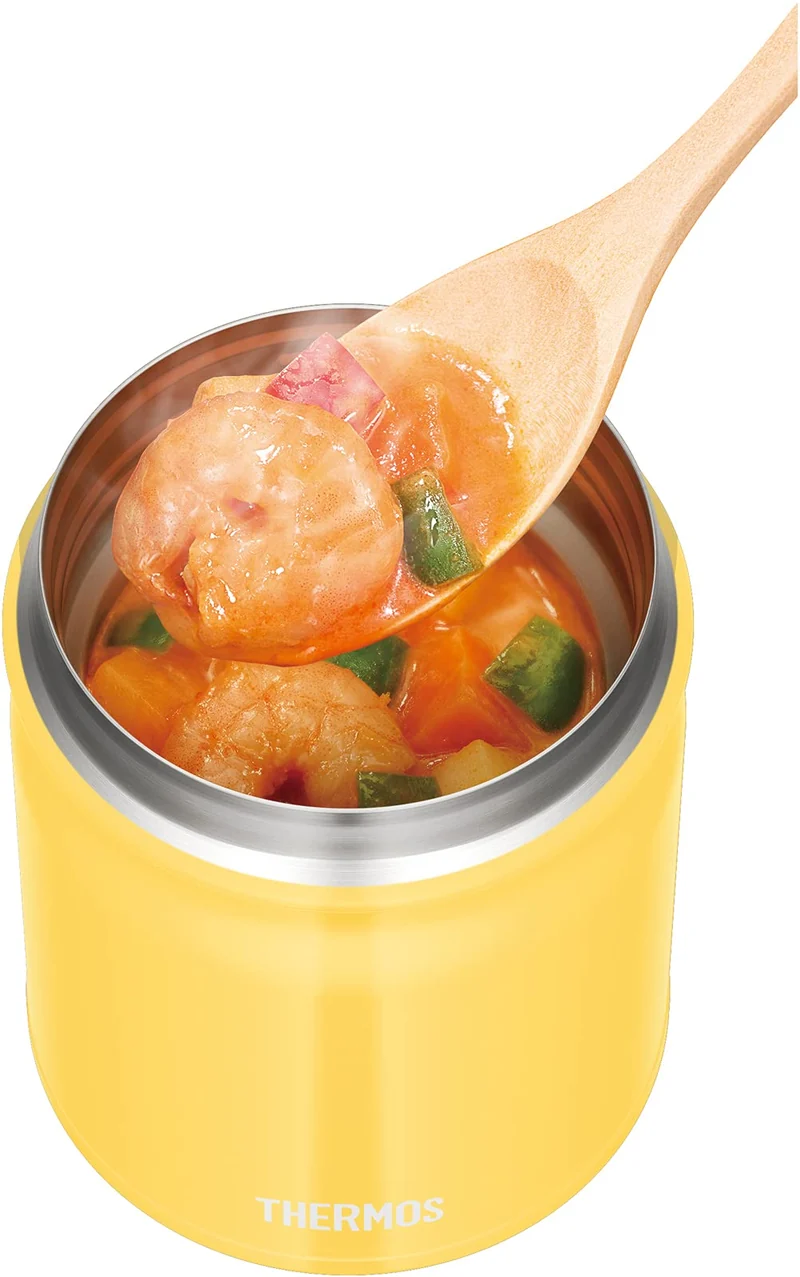 Thermos 400ml Vacuum Insulated Soup Jar in Yellow JBT-401 model by Thermos