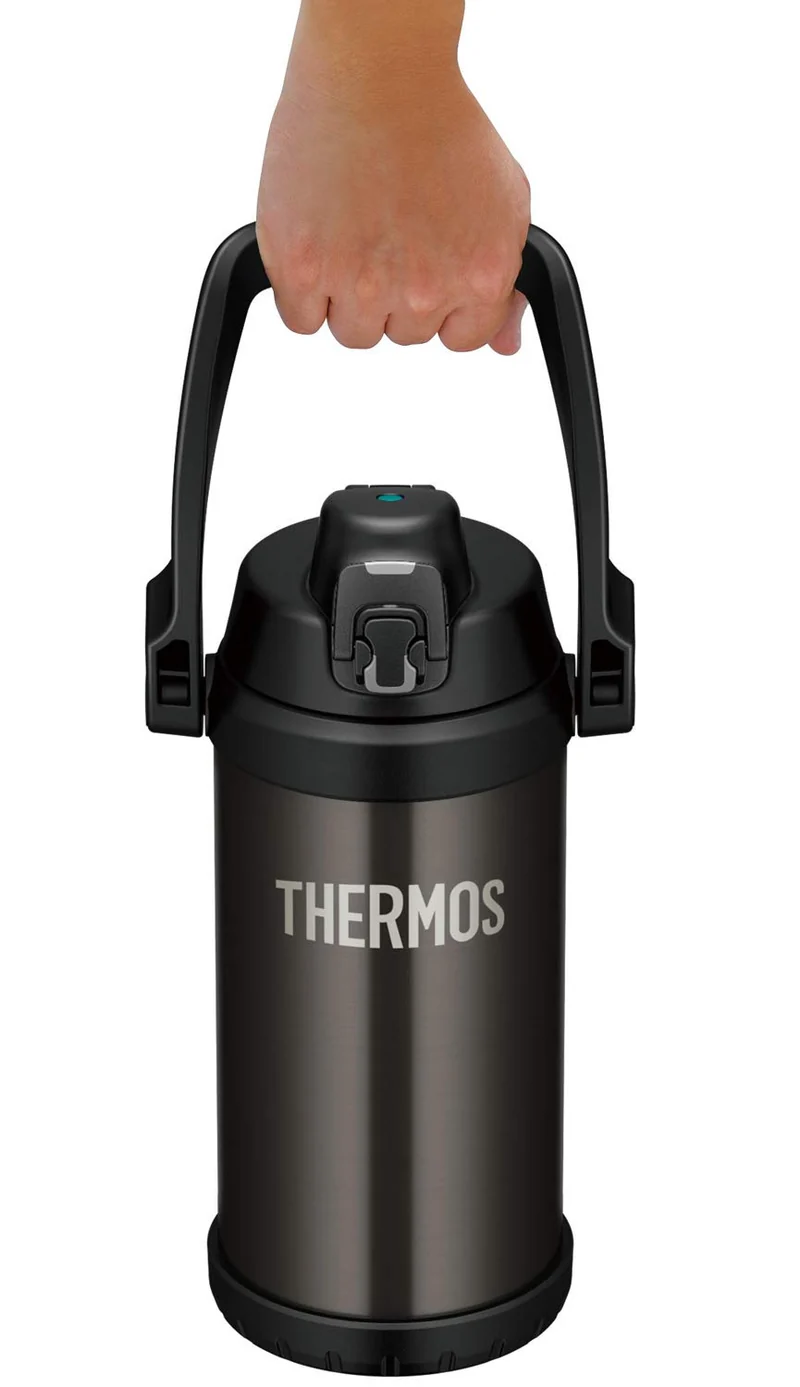 Thermos 2.0L Vacuum Insulated Sports Jug Black Gray - Model FFV-2000 BKGY