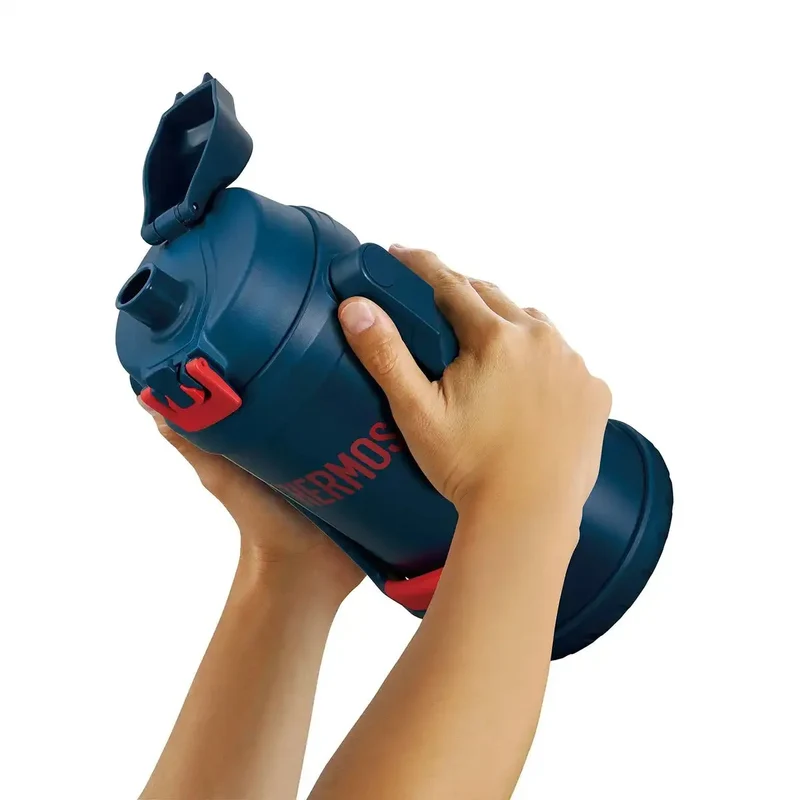 Thermos 2.0L Navy Red Vacuum Insulated Sports Jug - Thermos FFV-2001 NV-R