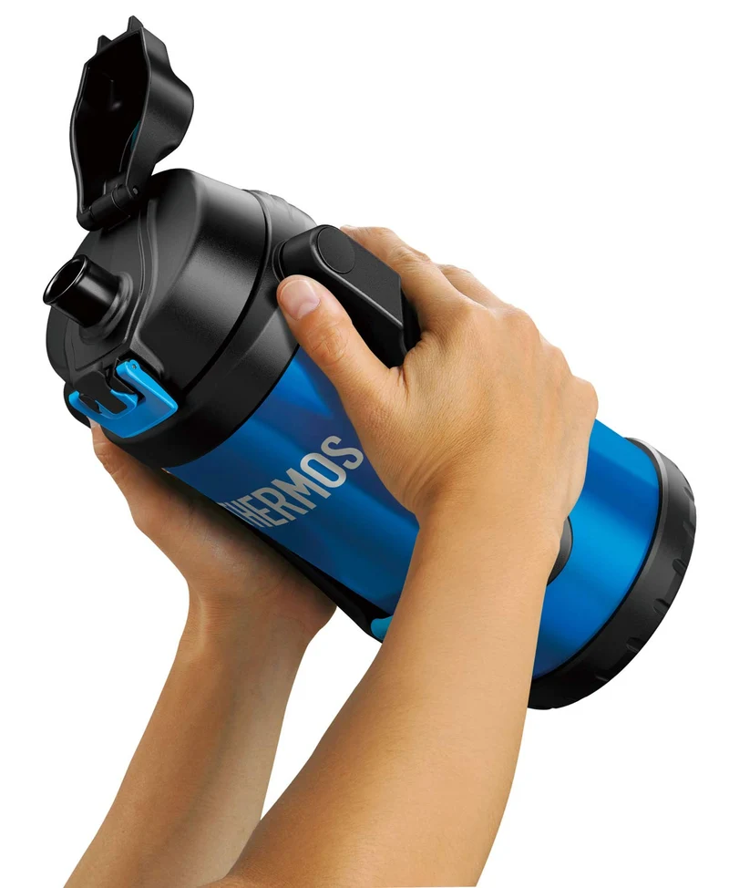 Thermos 2.0L Ice Blue Vacuum Insulated Sports Jug Ffv-2000 Icb