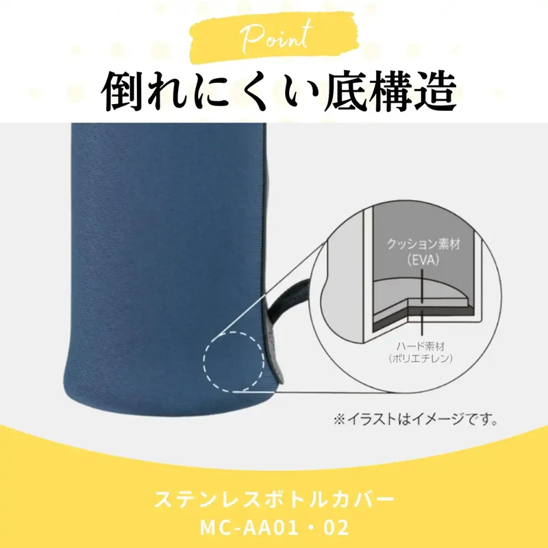 Zojirushi Red Stainless Steel 360Ml Water Bottle with Stretchable Machine Washable Cover