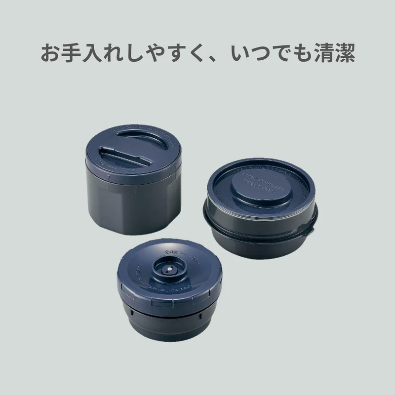 Zojirushi Stainless Steel Insulated Lunch Box with Lunch Bag 1.5 Cups Silver
