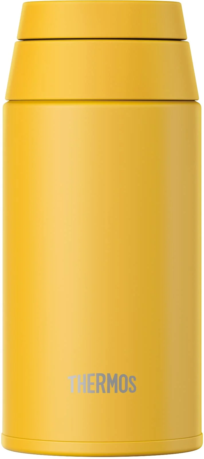Thermos 380ml Yellow Portable Vacuum Insulated Water Bottle with Carry Loop