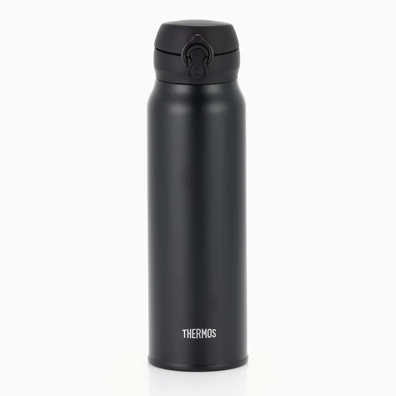 Thermos 750ml Vacuum Insulated Water Bottle in Deep Black - JNL-755 DPBK Model