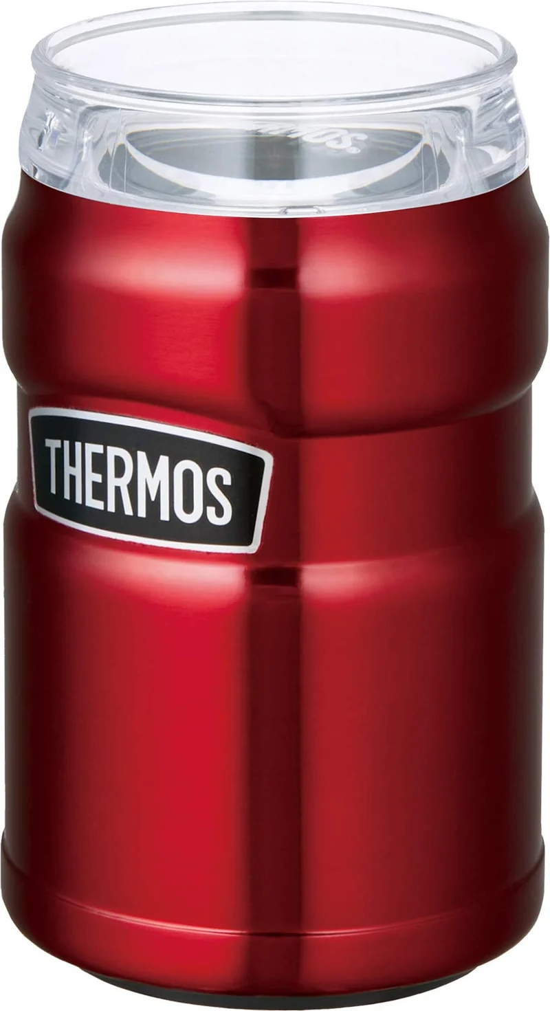 Thermos Outdoor Series 350ml Cool Can Holder 2-Way Type Cranberry Rod-002