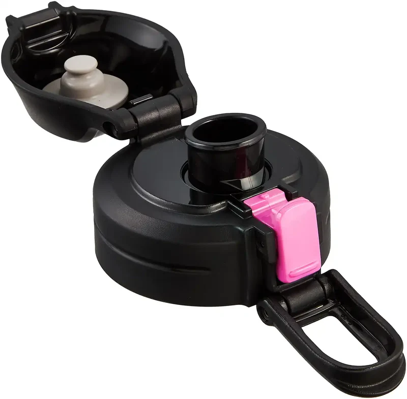 Zojirushi Diamond Pink Sports Water Bottle with Cool Bottle Stopper Set - Sd-Sf01-Pz