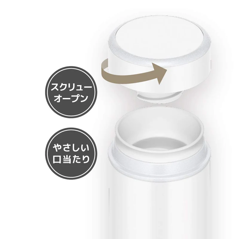 Thermos Matte White 500ml Vacuum Insulated Portable Mug - Jog-500 Mtwh