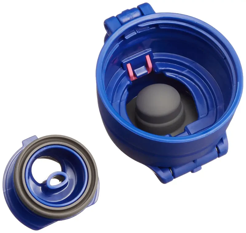 Zojirushi 820ml Blue Stainless Steel Water Bottle with 2-Way Cup and Drinking Pouch