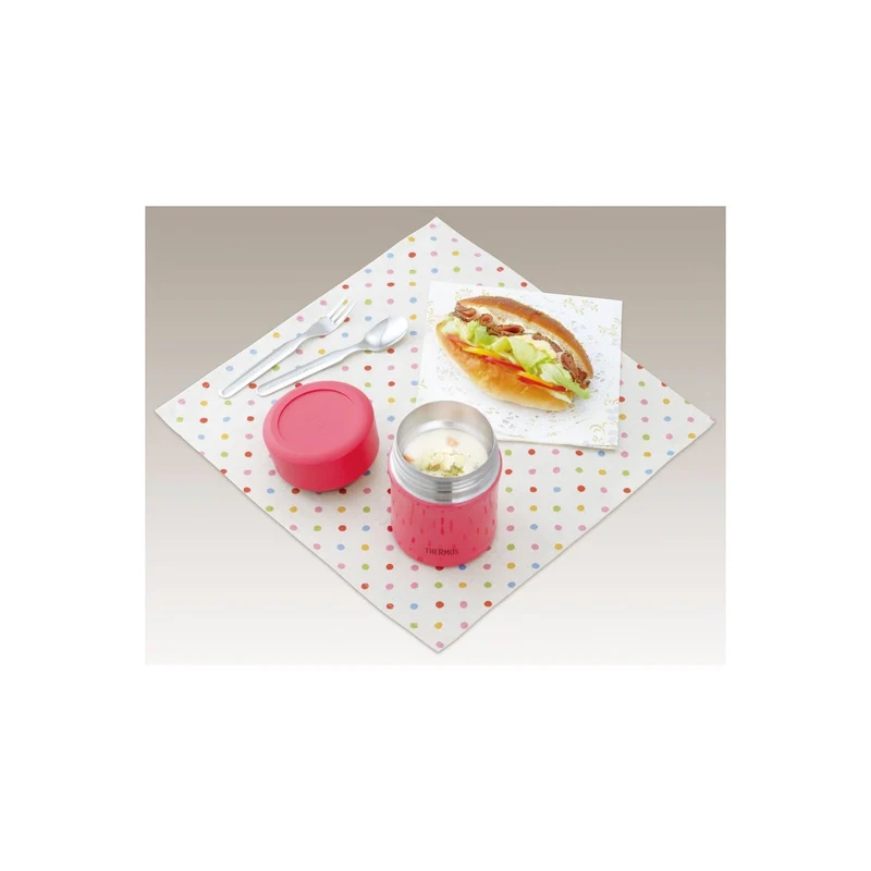 Thermos 0.3L Grape Vacuum Insulated Food Container Jbj-300 Grp