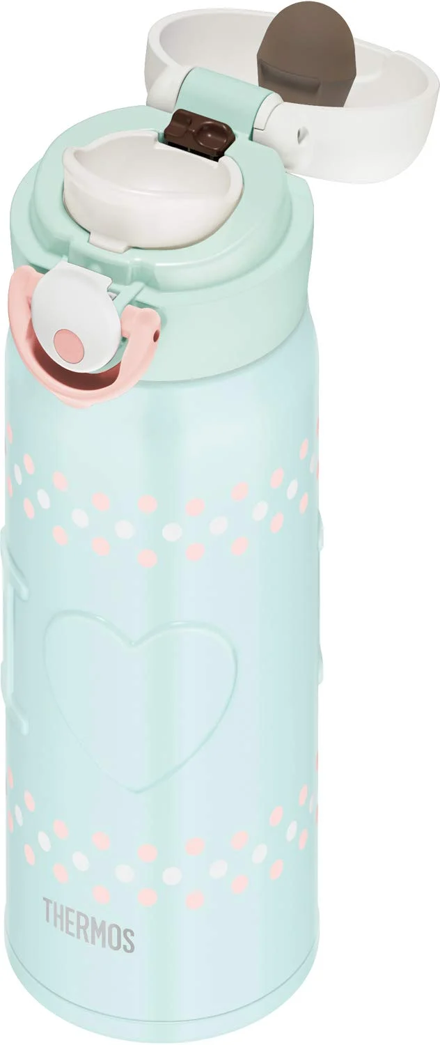 Thermos 400ml Vacuum Insulated Blue Water Bottle Portable Mug