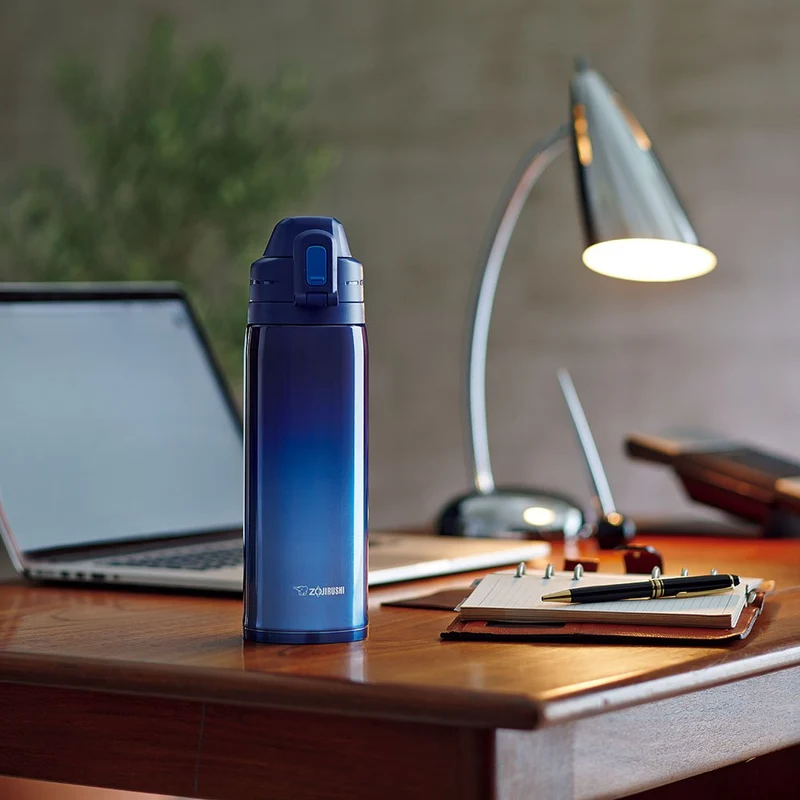Zojirushi Stainless Steel Water Bottle Cool Sports Direct Drinking 0.82L Gradient Wine