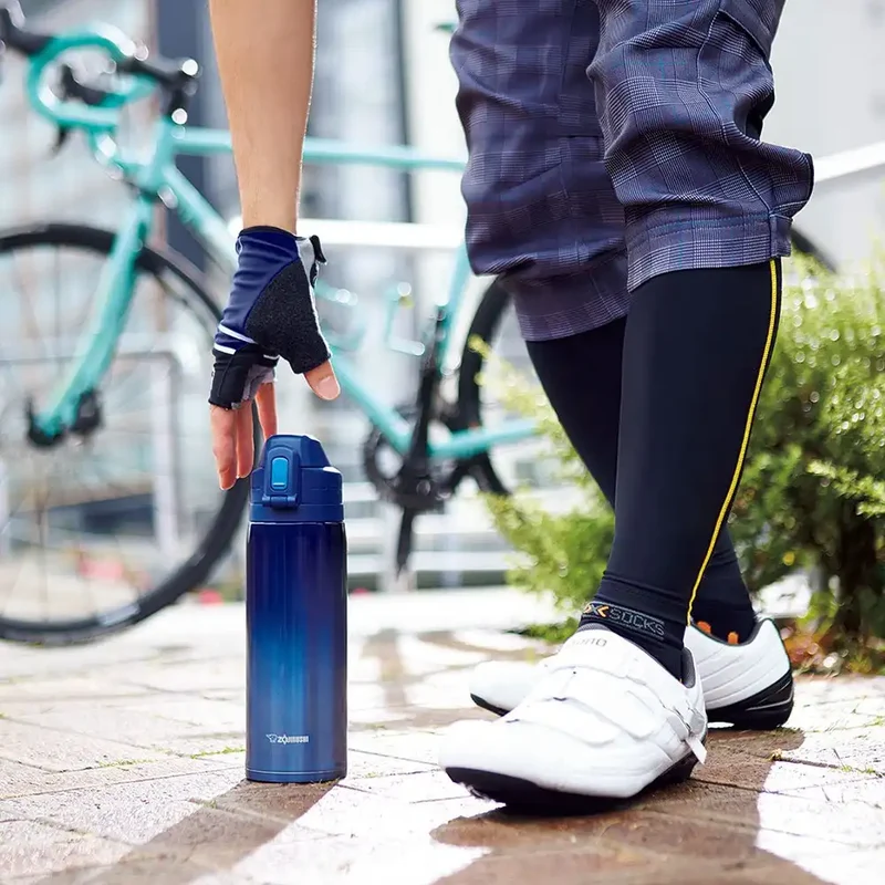 Zojirushi Stainless Steel Water Bottle Cool Sports Direct Drinking 0.82L Gradient Wine
