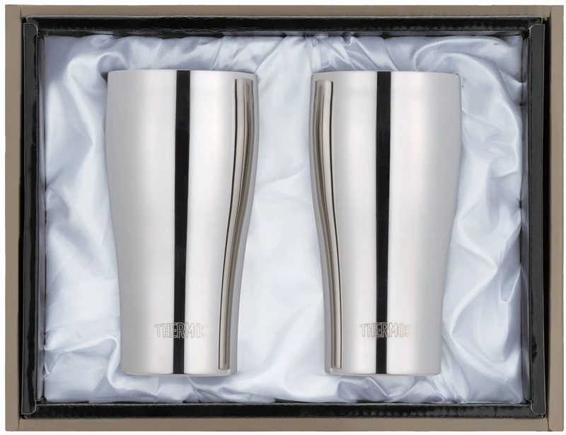 Thermos Stainless Steel Vacuum Insulated 400ml Tumbler Set Mirror Finish