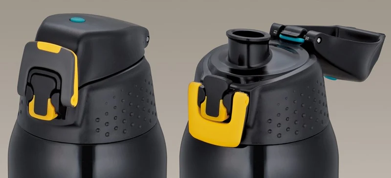Thermos 1.5L Black Sports Bottle - Vacuum Insulated FFZ-1500F Model