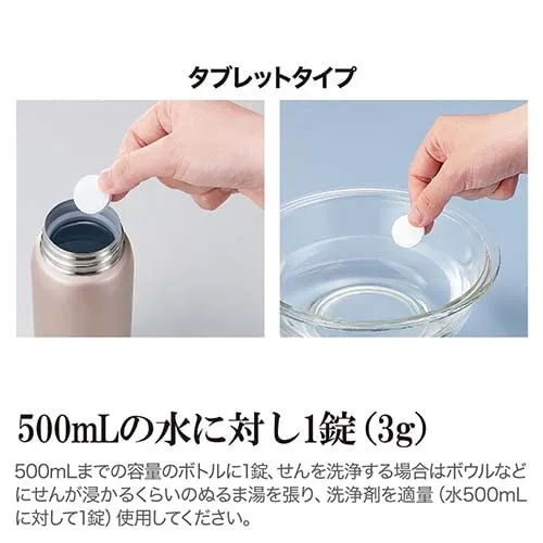 Zojirushi Stainless Steel Bottle Cleaning Tablets 8 Count Product SB-ZB01-J