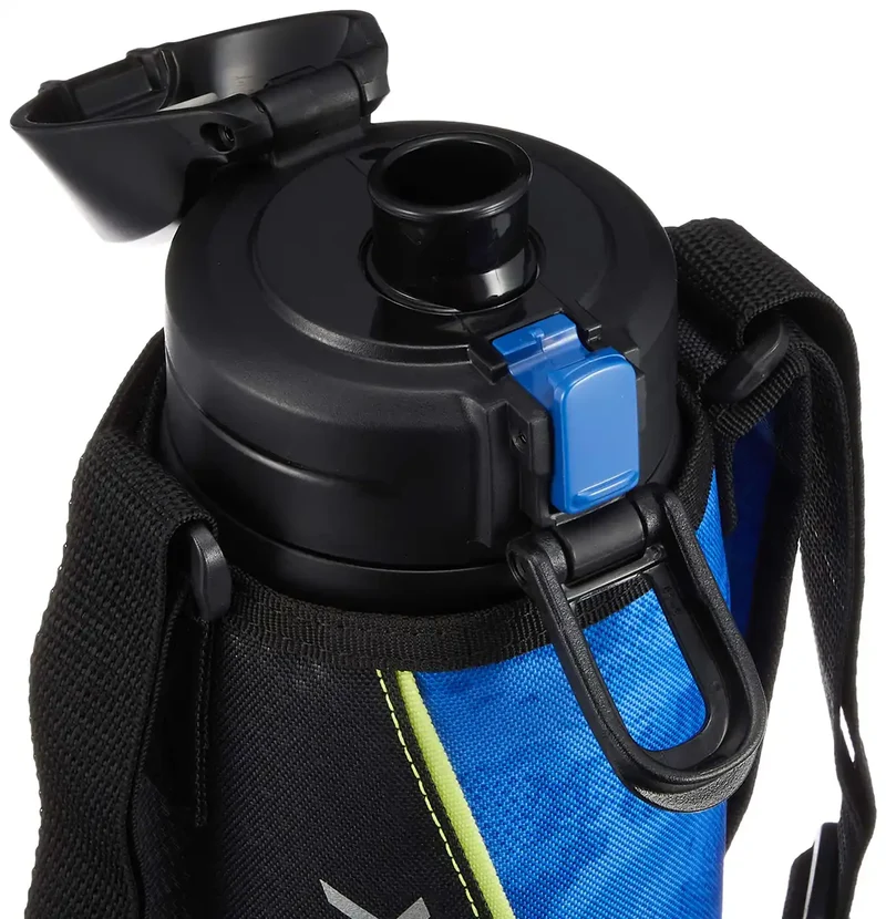 Zojirushi Stainless Steel Water Bottle Sports Type 1.5L in Meisai Blue Direct Drinking (SD-AJ15-AZ)