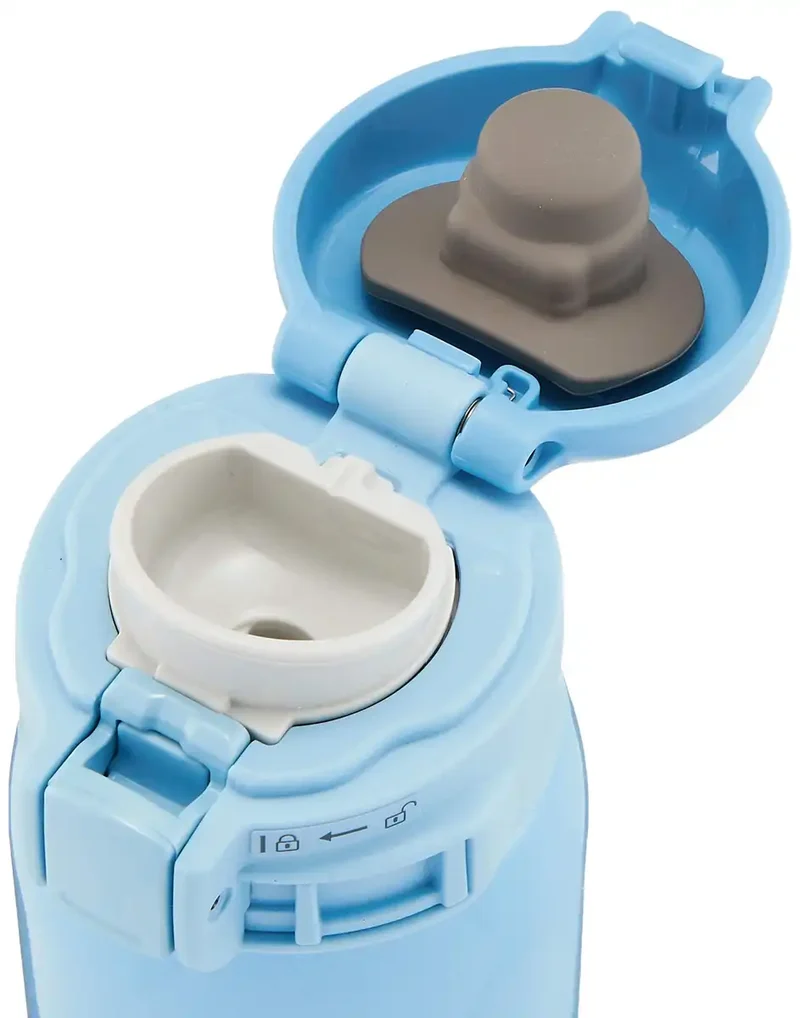 Zojirushi Stainless Steel Lightweight 480ml Water Bottle - Direct Drinking Cold/Warm Light Blue
