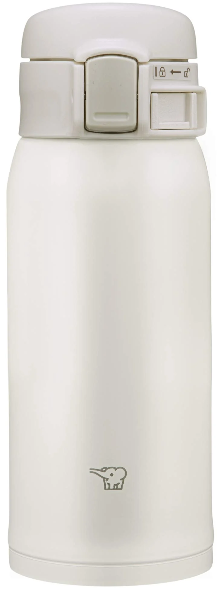 Zojirushi White Stainless Steel 355ml Cup - Leakproof and Portable