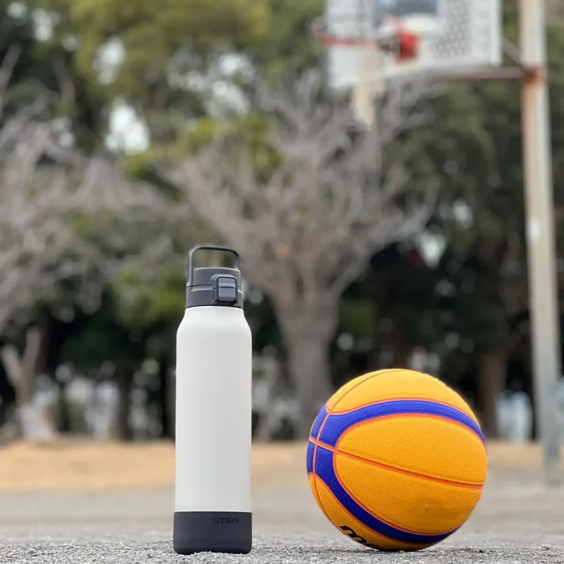 Tiger 1L Stainless Steel Water Bottle Wide Mouth for Sports Black MTA-B100Kk