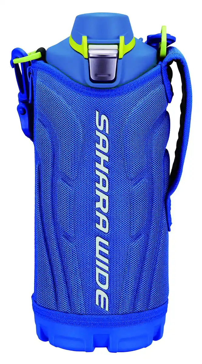 Tiger Sahara 1.0L Stainless Steel Vacuum Flask Blue Wide Mouth Sports Bottle