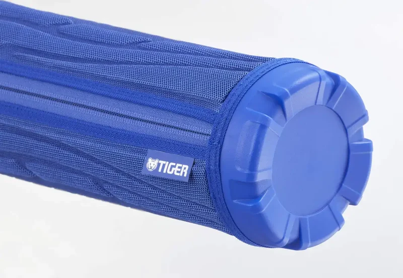 Tiger Sahara 1.0L Stainless Steel Vacuum Flask Blue Wide Mouth Sports Bottle