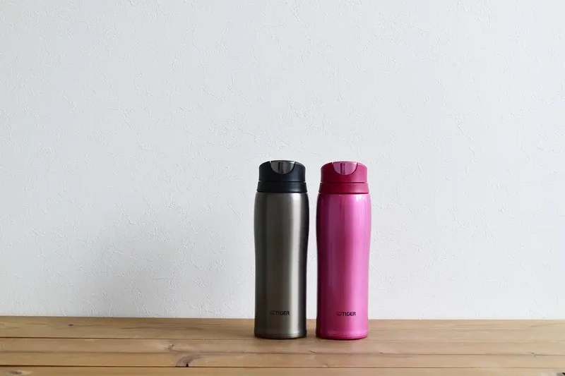 Tiger Brand Vacuum Flask Insulated Tumbler Water Bottle Raspberry Pink 480ml