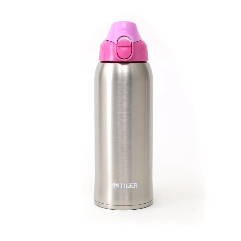 Tiger MBO-G080-PC 800ml Stainless Steel Water Bottle with Pouch Sahara Pink